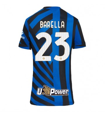 Inter Milan Nicolo Barella #23 Hemmatröja Kvinnor 2024-25 Kortärmad